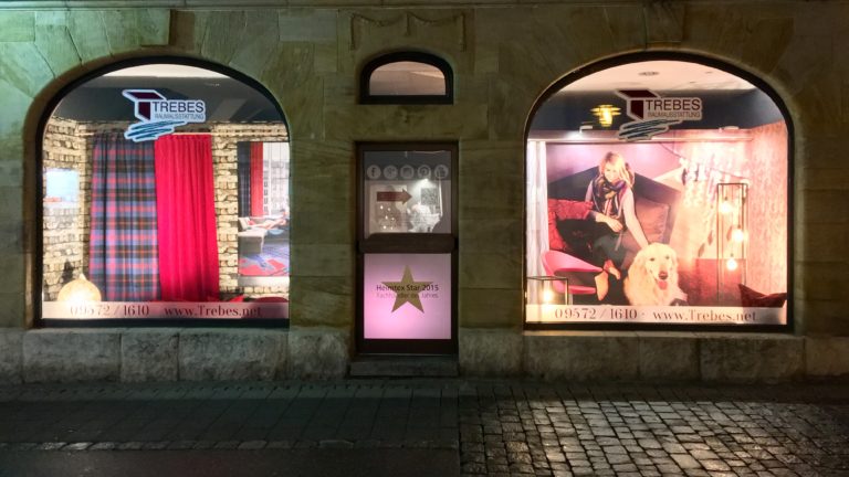 Unsere früheren Schaufenster in der Bahnhofstraße in Lichtenfels – Trends und Wohnideen
